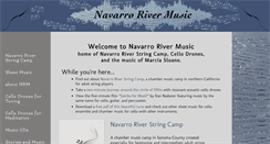 Desktop Screenshot of navarrorivermusic.com